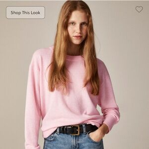 J. Crew Cashmere relaxed crewneck sweater